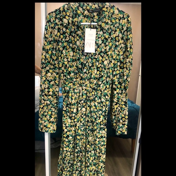NEW ZARA print maxi dress - Picture 3 of 4
